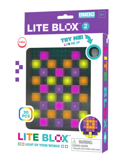 Lite Blox 2 in retail package lit up