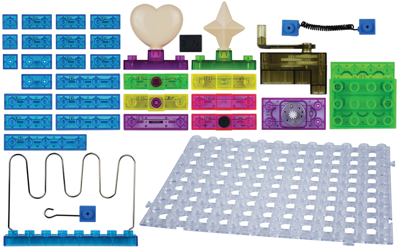 E-Blox Circuit Blox Builder - 72 Projects Circuit Board Building Bloc-