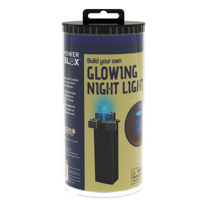 Glowing space night light in packaging front