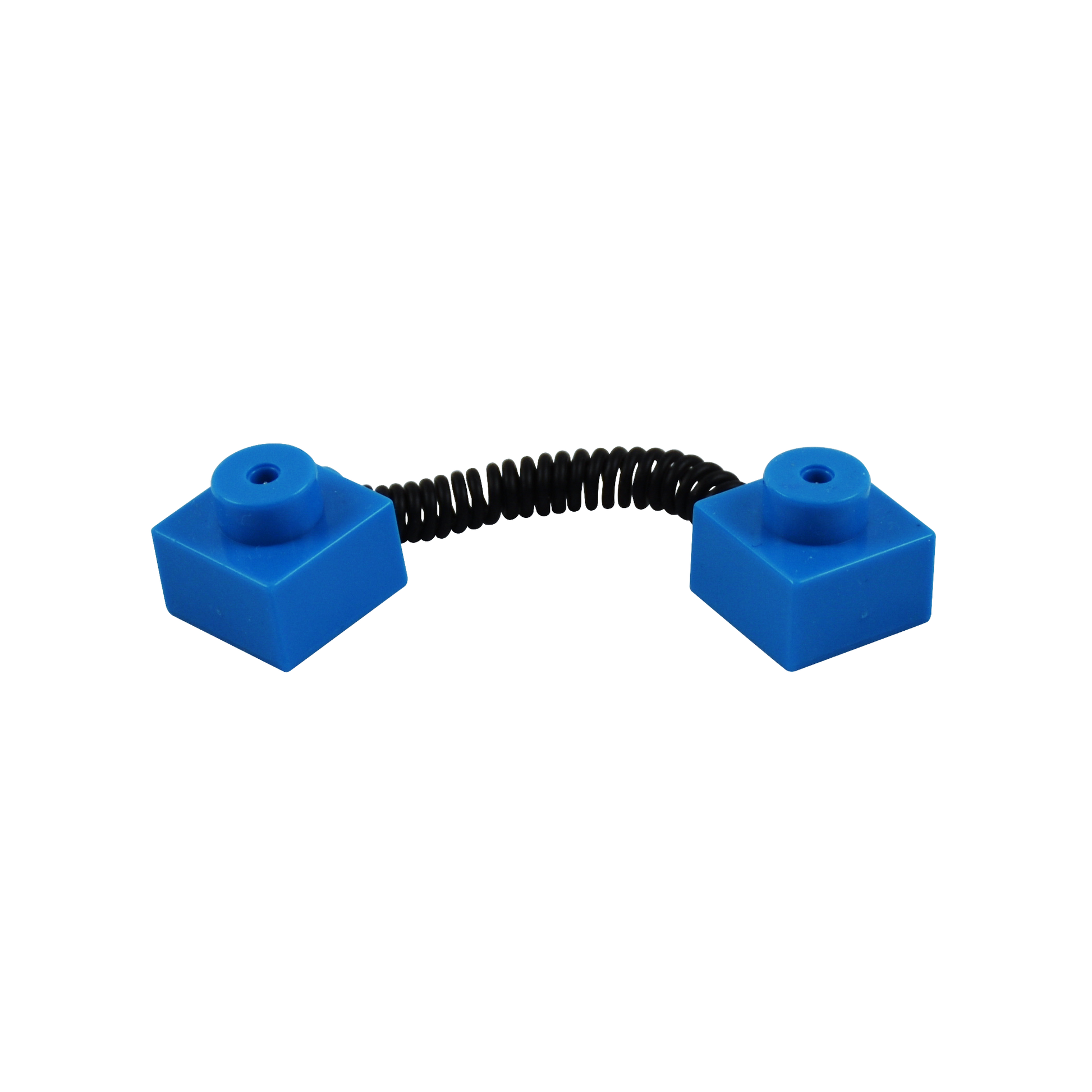 blue jumper wire connector with 1x1 block on each end