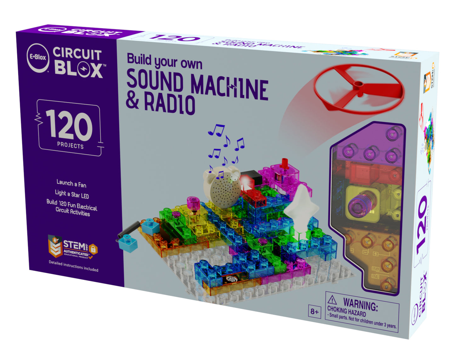 Circuit Blox Build your own Sound Machine and FM Radio retail box front