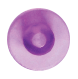 A small circular object resembling a purple button or knob, likely the E-Blox Circuit Blox™ Motor Shaft Cap. It has a slightly translucent appearance with a gradient ranging from light purple at the edges to a darker hue in the center.